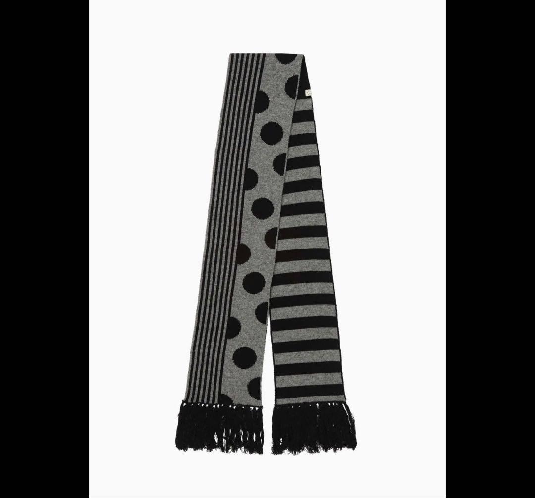 OHESHIO ドット ストライプ マフラー