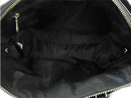 agnès b アニエスベー レザー ハンドバッグ トート A4 掛け 黒