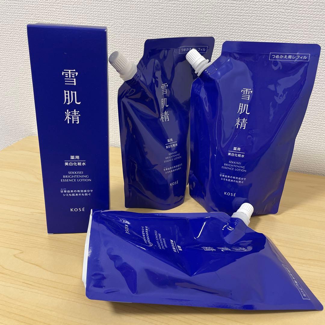 KOSÉ 雪肌精 美白ローション 350mL❌1。 詰め替え310❌3