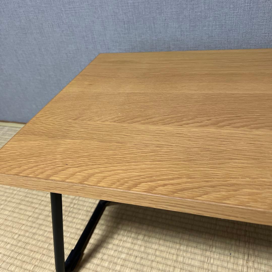 MUJI 無印良品 折りたたみローテーブル オーク材 90cm 廃盤品