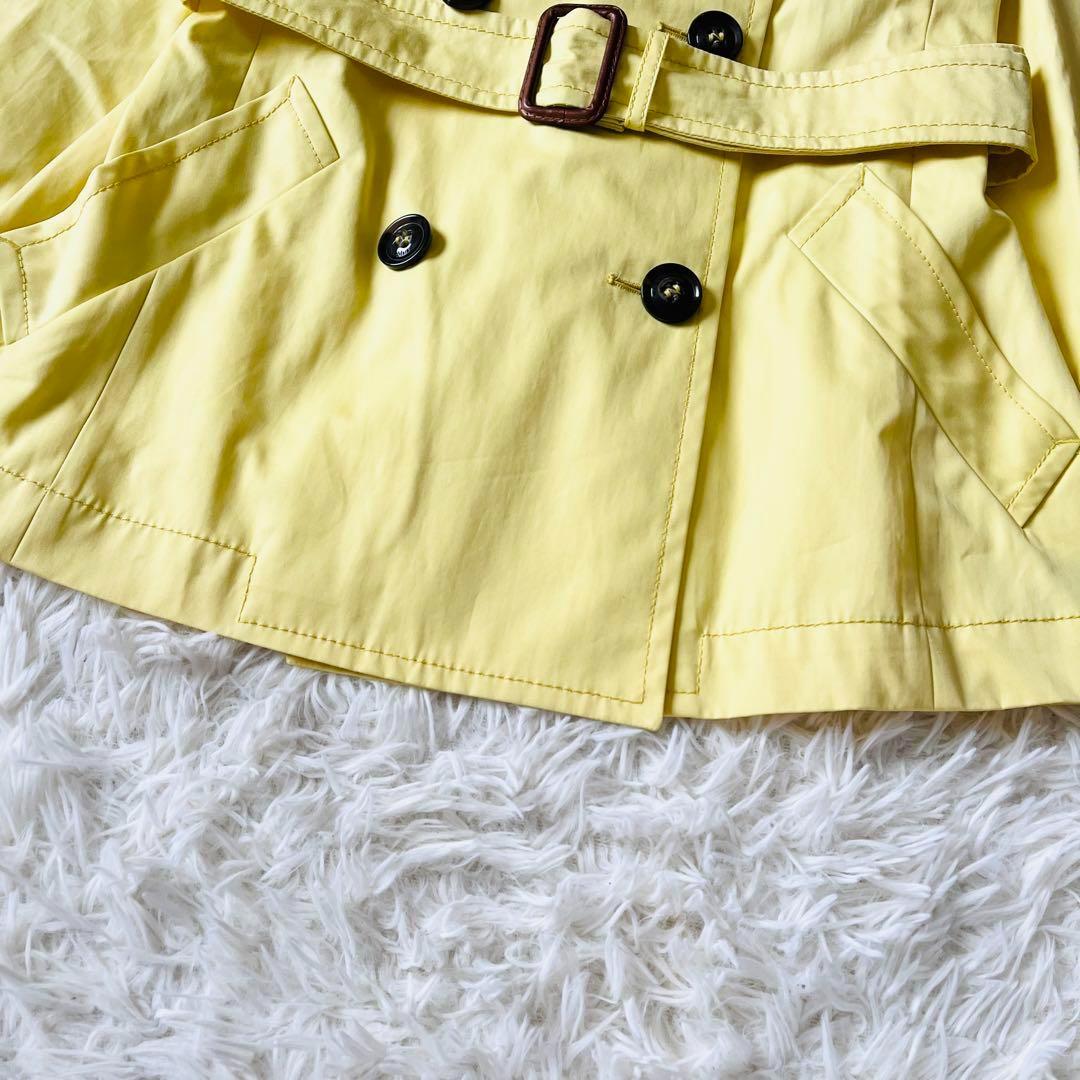 【新品タグ付き✨】MAX MARA　トレンチコート　ベルト　ダブル　黄色　40