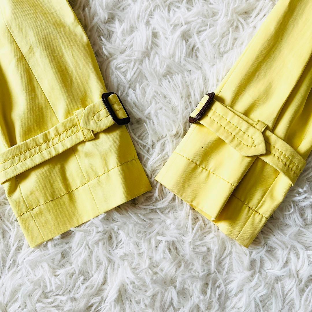 【新品タグ付き✨】MAX MARA　トレンチコート　ベルト　ダブル　黄色　40