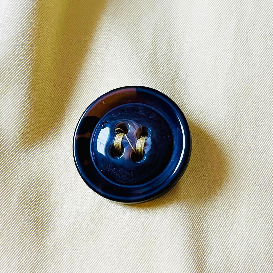 【新品タグ付き✨】MAX MARA　トレンチコート　ベルト　ダブル　黄色　40