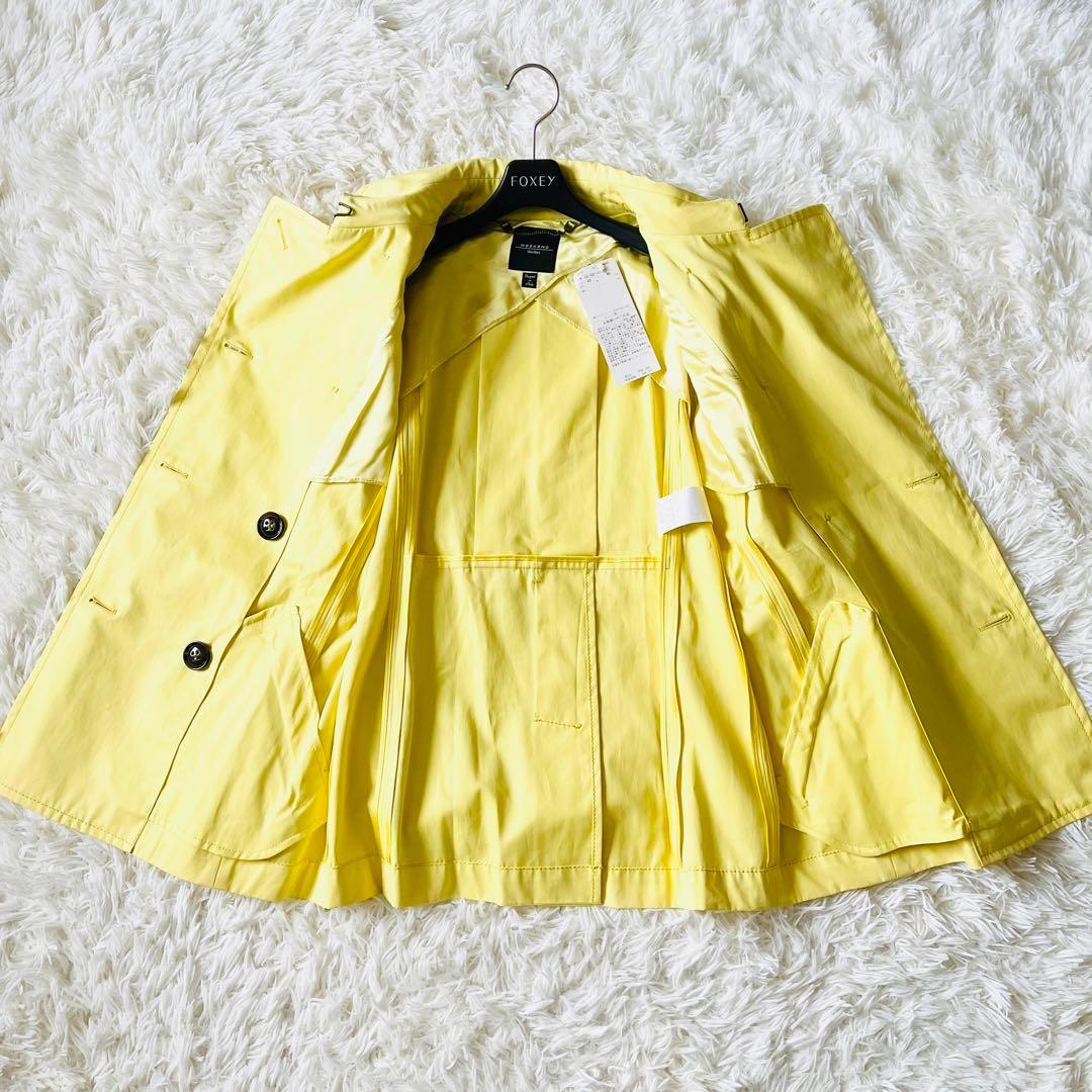 【新品タグ付き✨】MAX MARA　トレンチコート　ベルト　ダブル　黄色　40