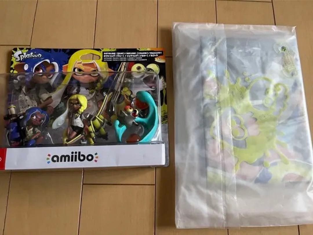 【値下げ】スプラトゥーン★新品★アミーボ＆レジャーシート【amiibo】