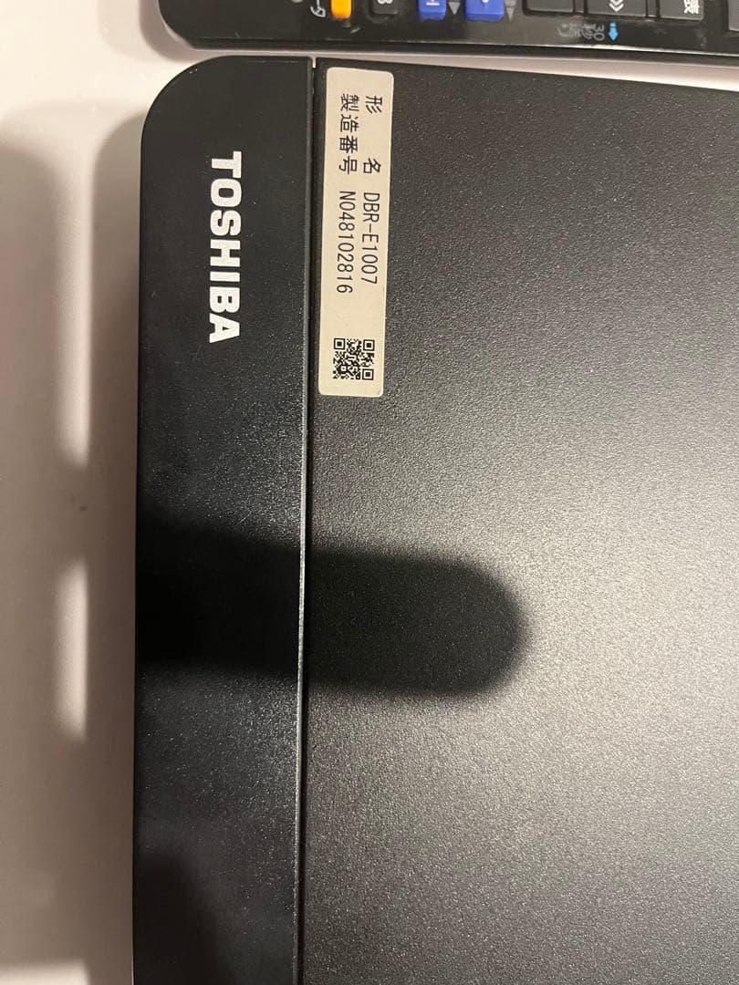 TOSHIBA DBRE-E1007 ブルーレイレコーダー　2018年製