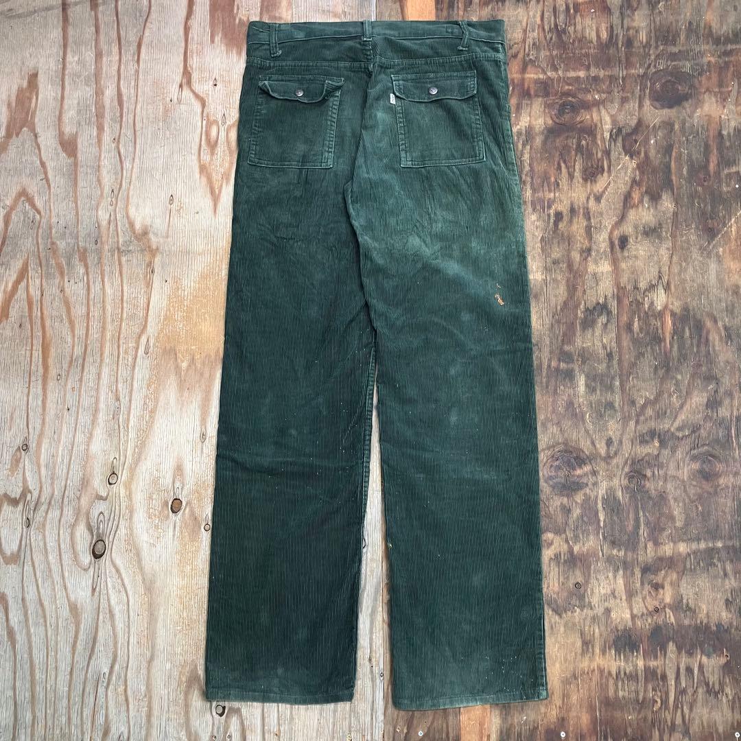 70s Levi’s コーデュロイ ブッシュ パンツ グリーン vintage