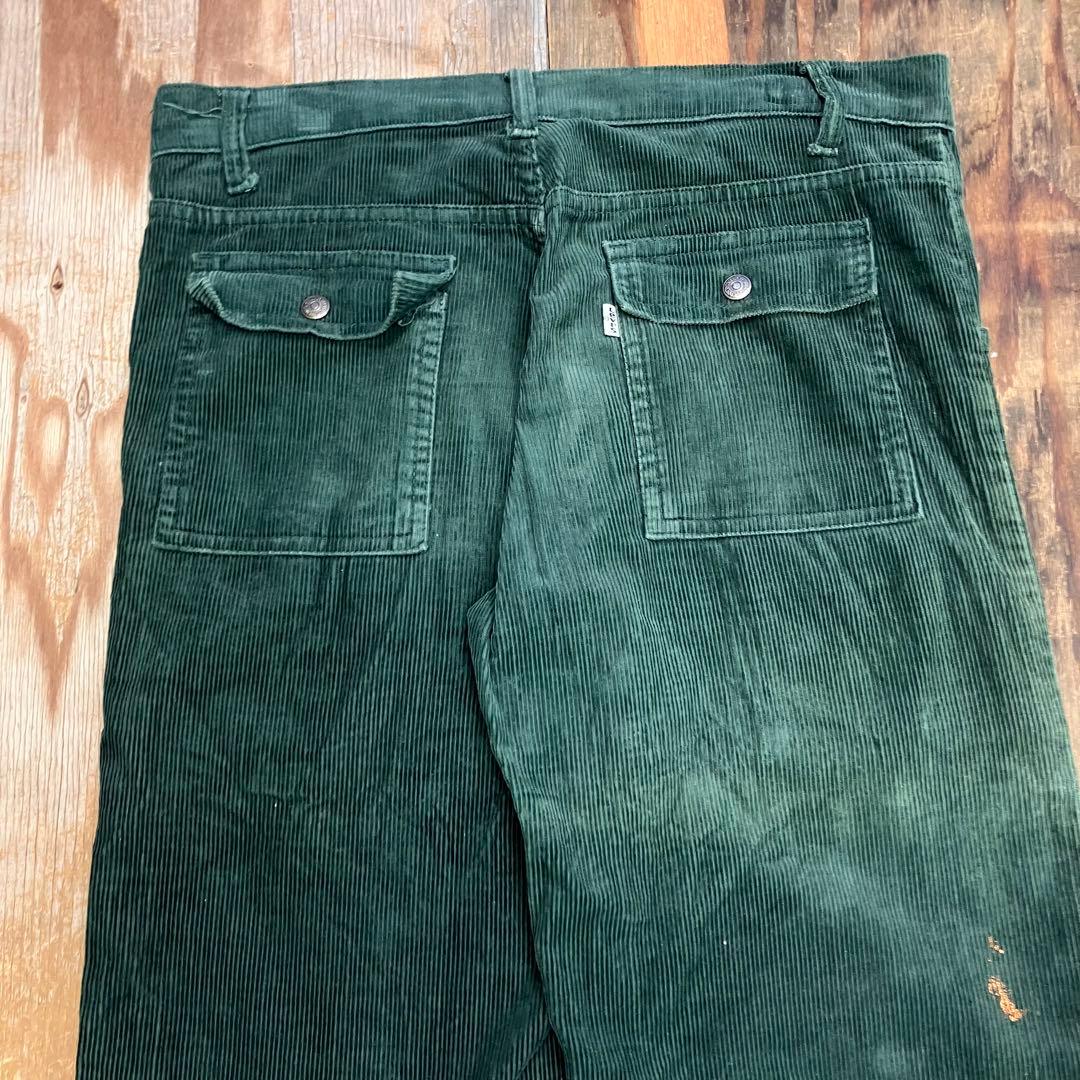 70s Levi’s コーデュロイ ブッシュ パンツ グリーン vintage