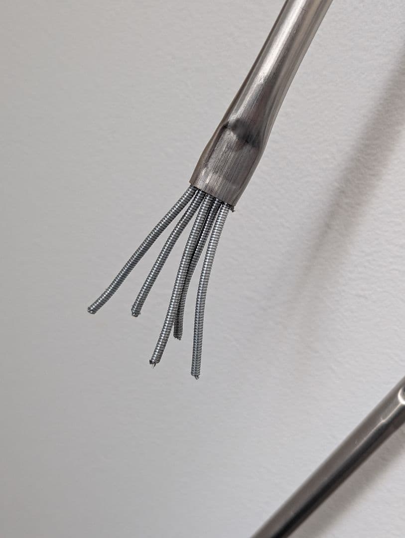 USED/インダストリアル 金属製骨格 オブジェ アート メタルスカルプチャー