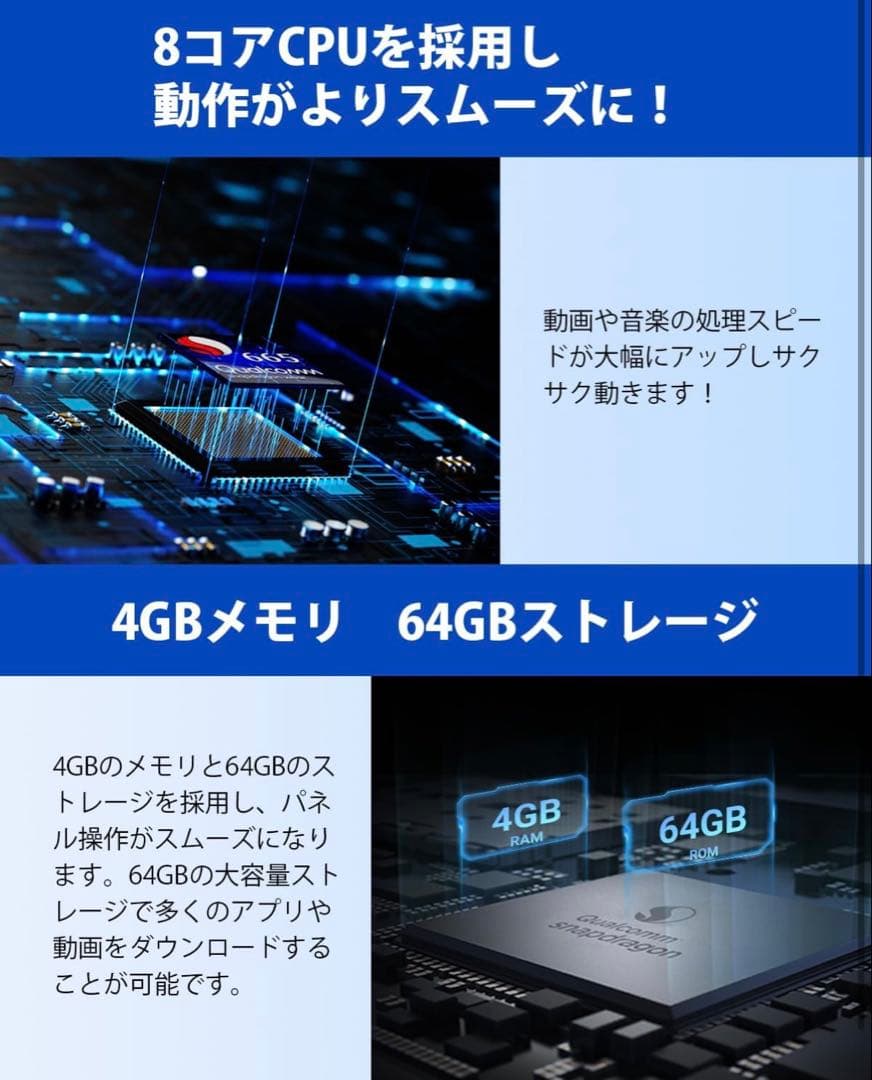 Ottocast P3 Lite eSIM容量120GB付き
