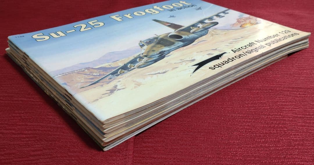 【激レア・戦闘機本７冊】Su-25・Mig-23/27・F-89・A-7 ほか