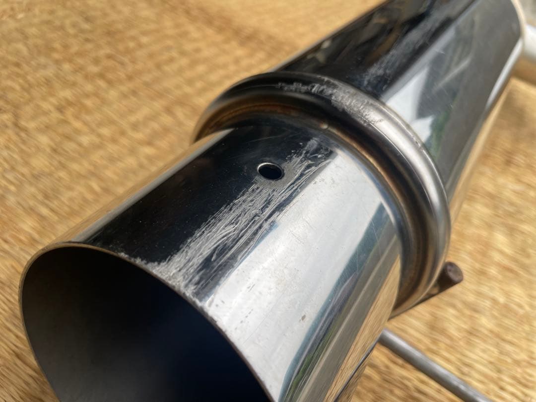 フィット　ge6　砲弾マフラー