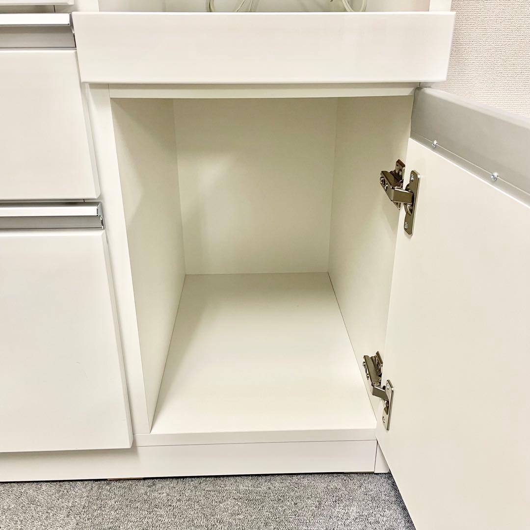 【直接引取り限定】キッチンボード (レジューム 90AG-S WH/90QH-R