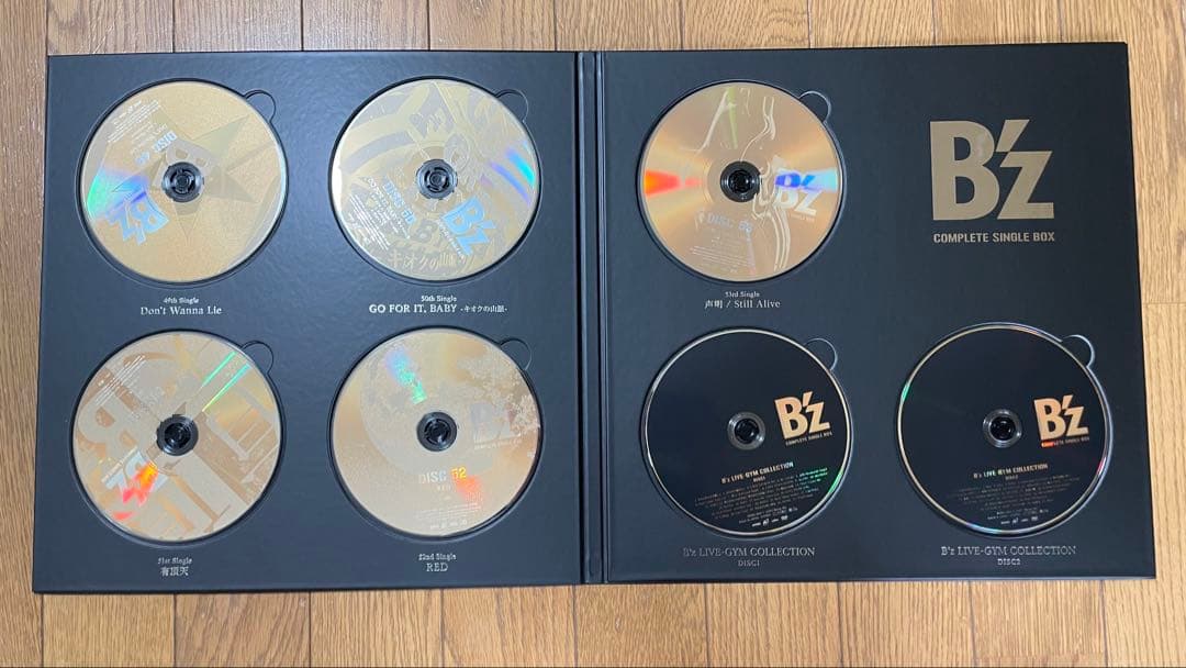 B’z COMPLETE SINGLE BOX Black Edition CD