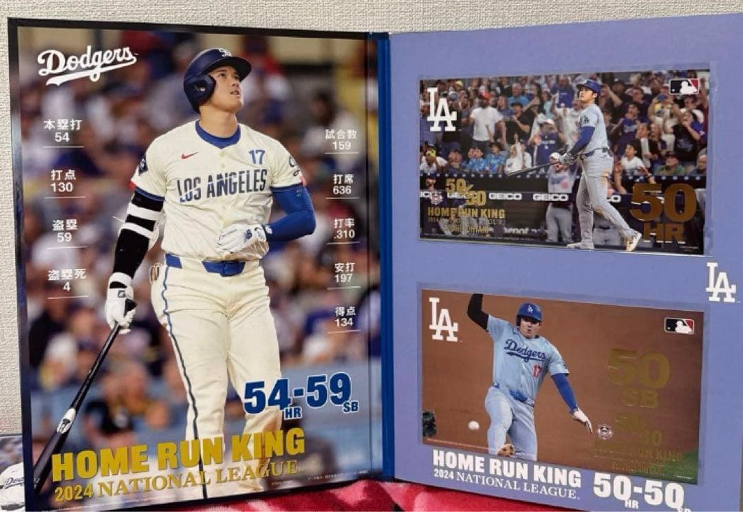 大谷翔平　2024ナショナルリーグ　ホームランキング　プレミアムセット