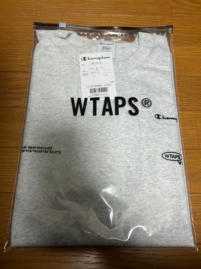 WTAPS ×Champion Academy LS Cotton グレー XL