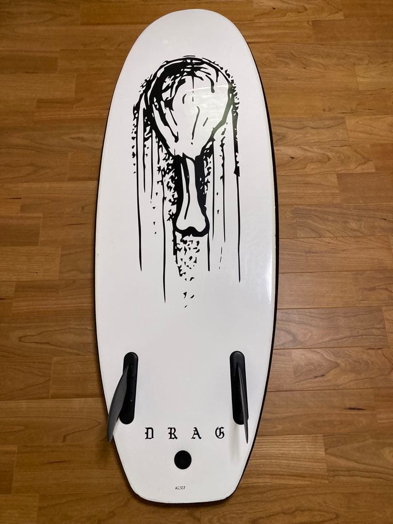 カピバラさん専用　辻堂手渡しのみ　DRAG サーフボード ホワイト/ブラック