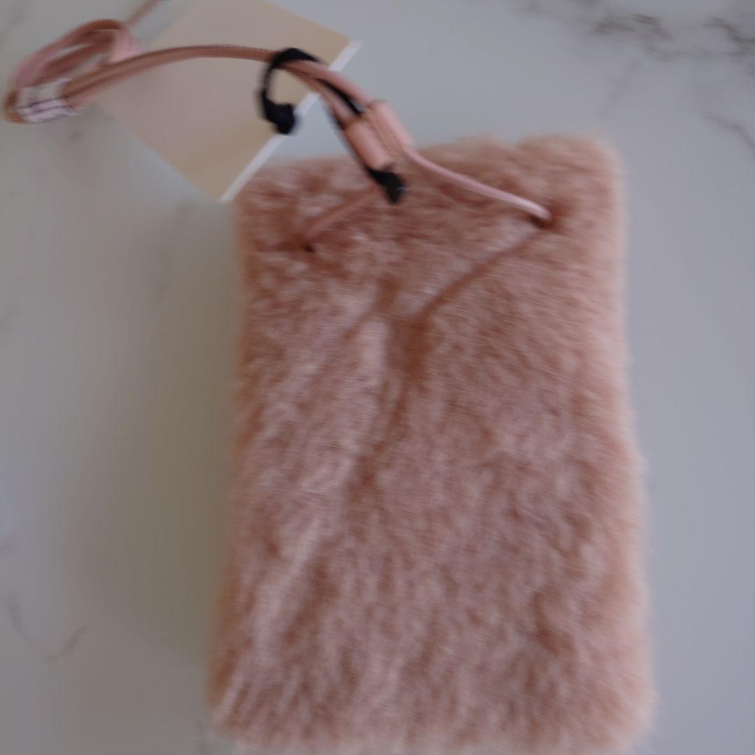 MaxMara▪︎新品▪︎テディベア ミトン &スマホポーチ▪︎ベージュピンク