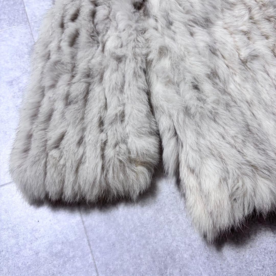 美品 フェアリーグランジ archive リアルファーコート 女優襟 y2k上品