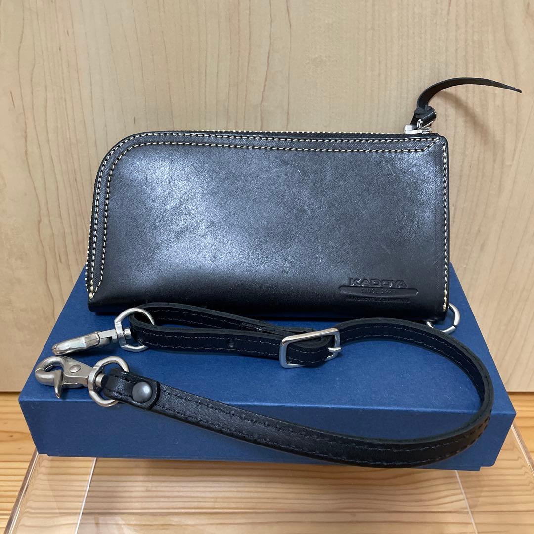 カドヤ　kadoya ウォレット　ウォレットチェーン　セット　レザーウォレット
