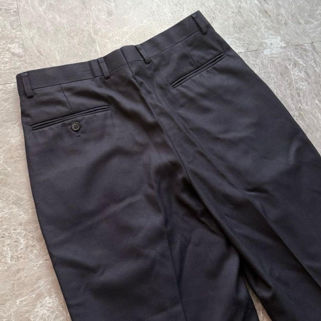 パンツ Yves Saint Laurent wool two-pleat pants