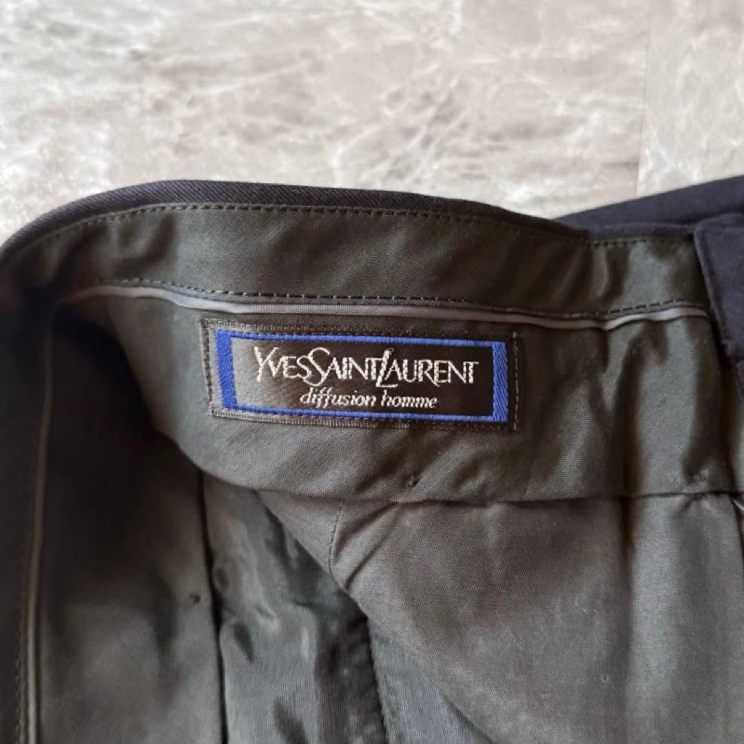 パンツ Yves Saint Laurent wool two-pleat pants