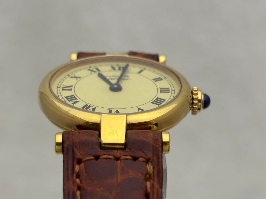 【美品】カルティエ マストヴァンドーム SM クォーツ【590004】【稼働品】