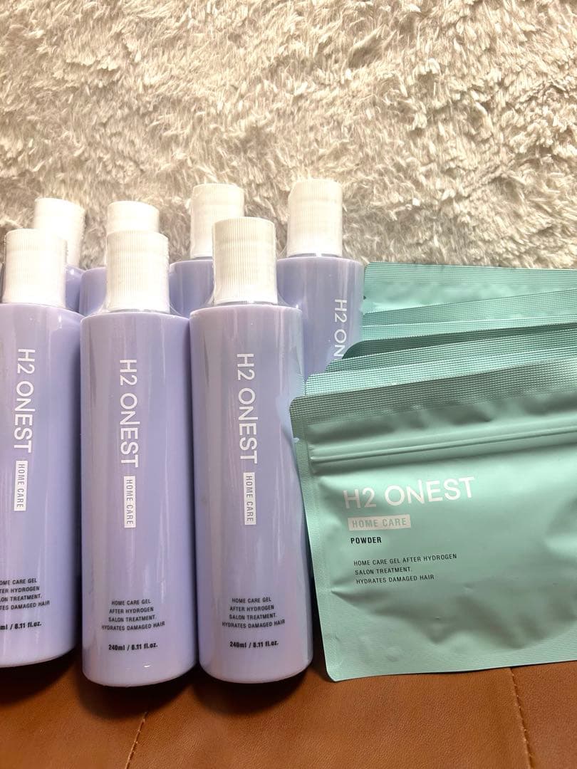 【新品未使用】H2 ONEST ホームケアジェル 240mlとパウダーセット×7
