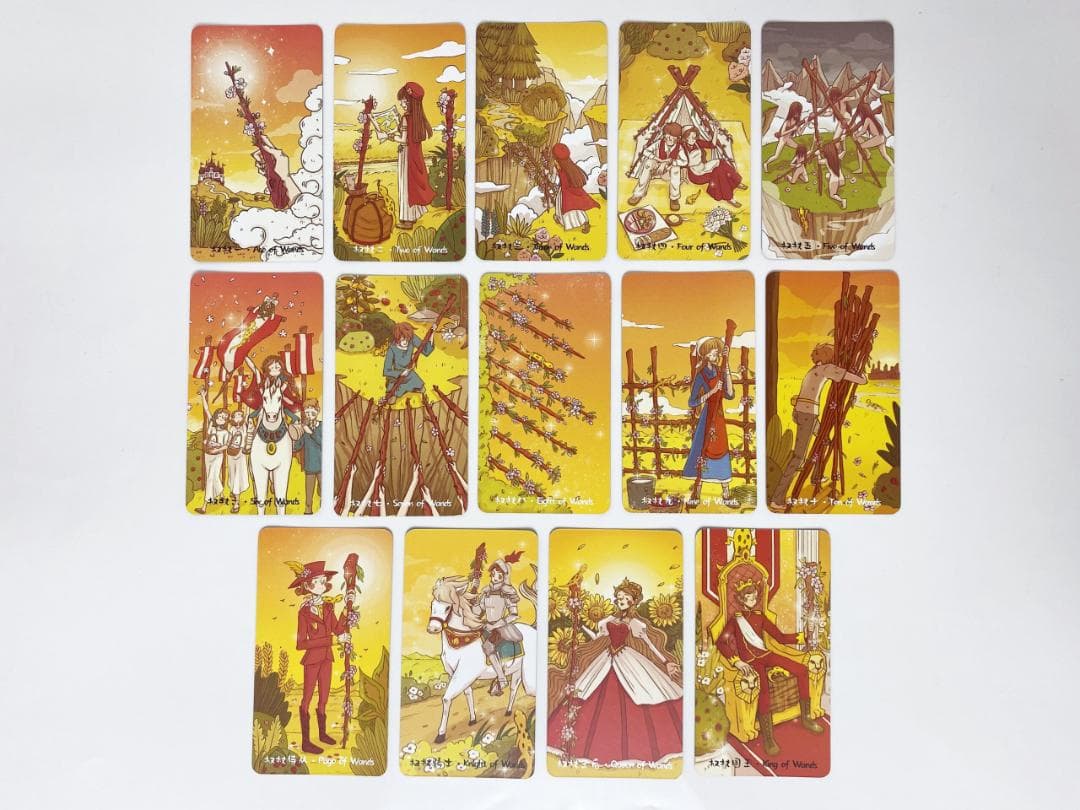 【正規品タロットカード】豪華箔押し仕様✨童話や物語を描いた絵本のようなデッキ