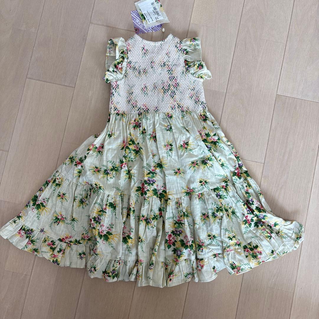 値下げ　新品未使用　Bonjour diary ノースリーブワンピース 4Y