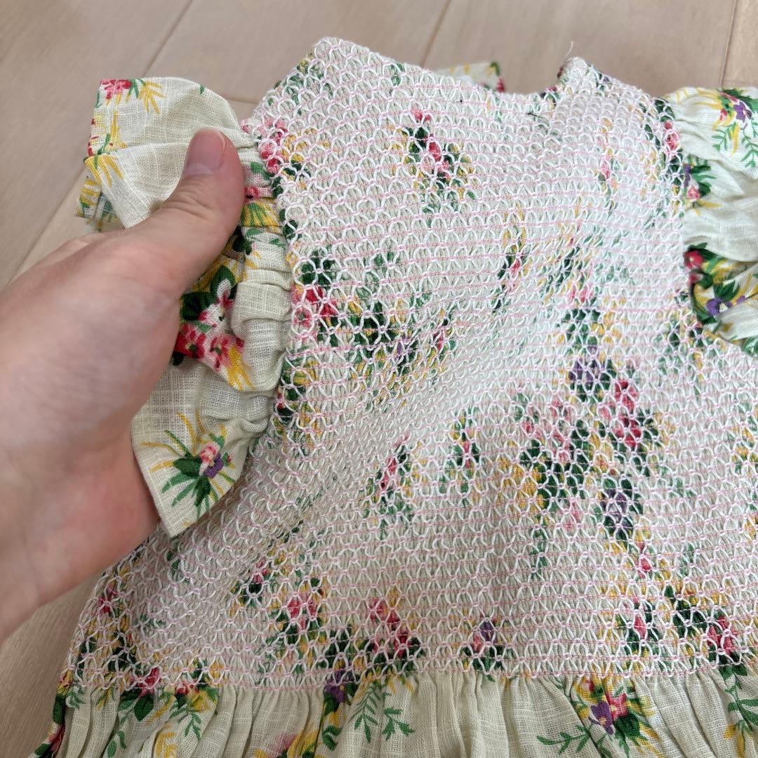 値下げ　新品未使用　Bonjour diary ノースリーブワンピース 4Y