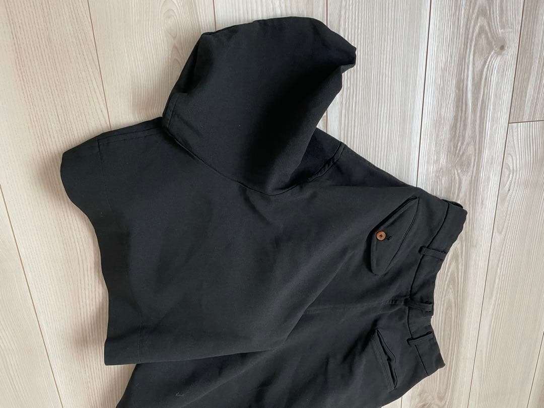 COMME des GARCONS コムデギャルソン ショーツ　ポリ縮絨　黒