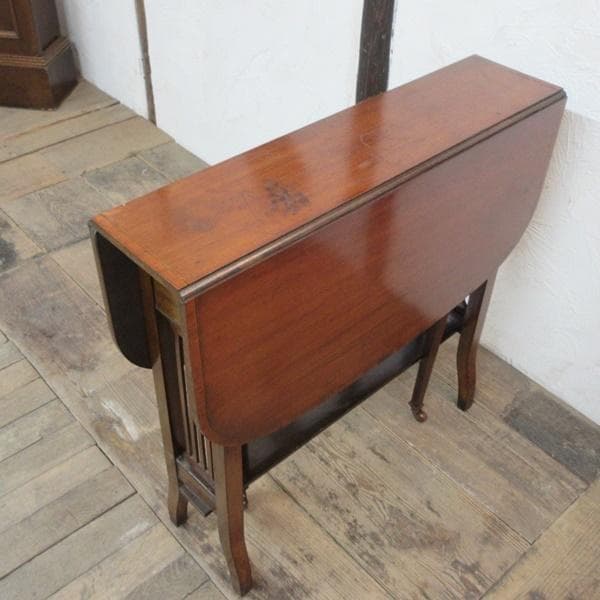 イギリス アンティーク 家具 サザーランドテーブル サイドテーブル 6152e