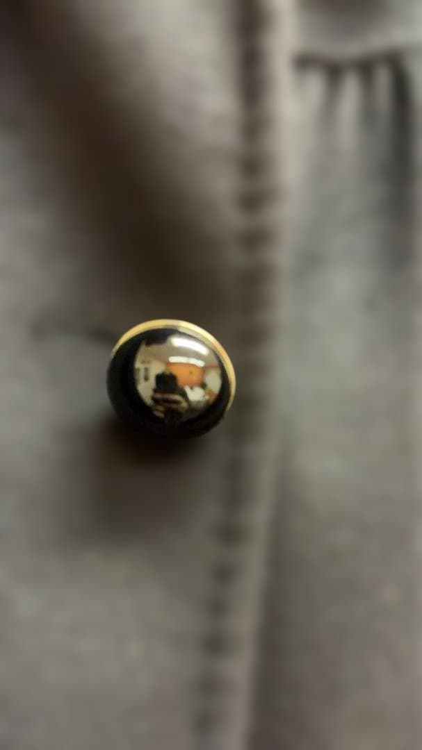 【Max Mara】リアルファー付きウールコート　ブラック