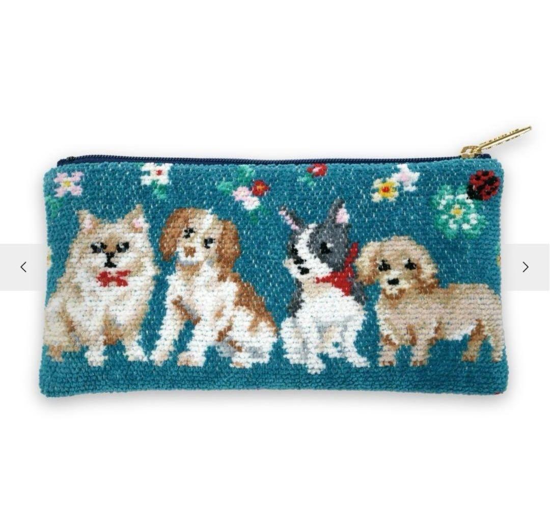 週末限定お値下げ！新品 フェイラー×ヴァンドーム青山 コラボポーチ 犬柄