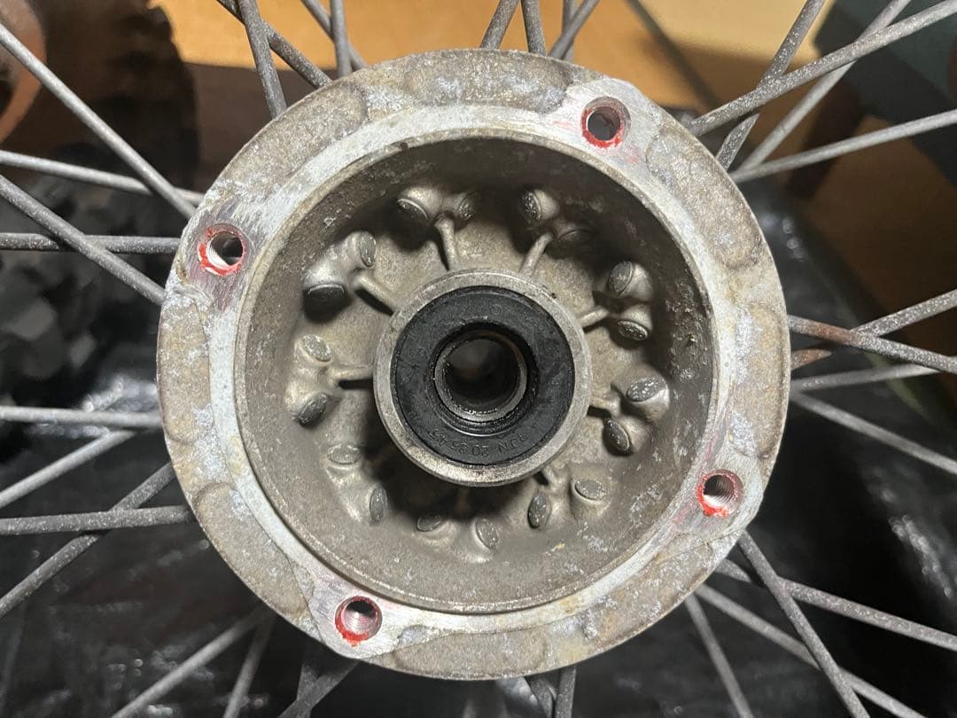 KLX250 ホイール前後セット タイヤ付き！