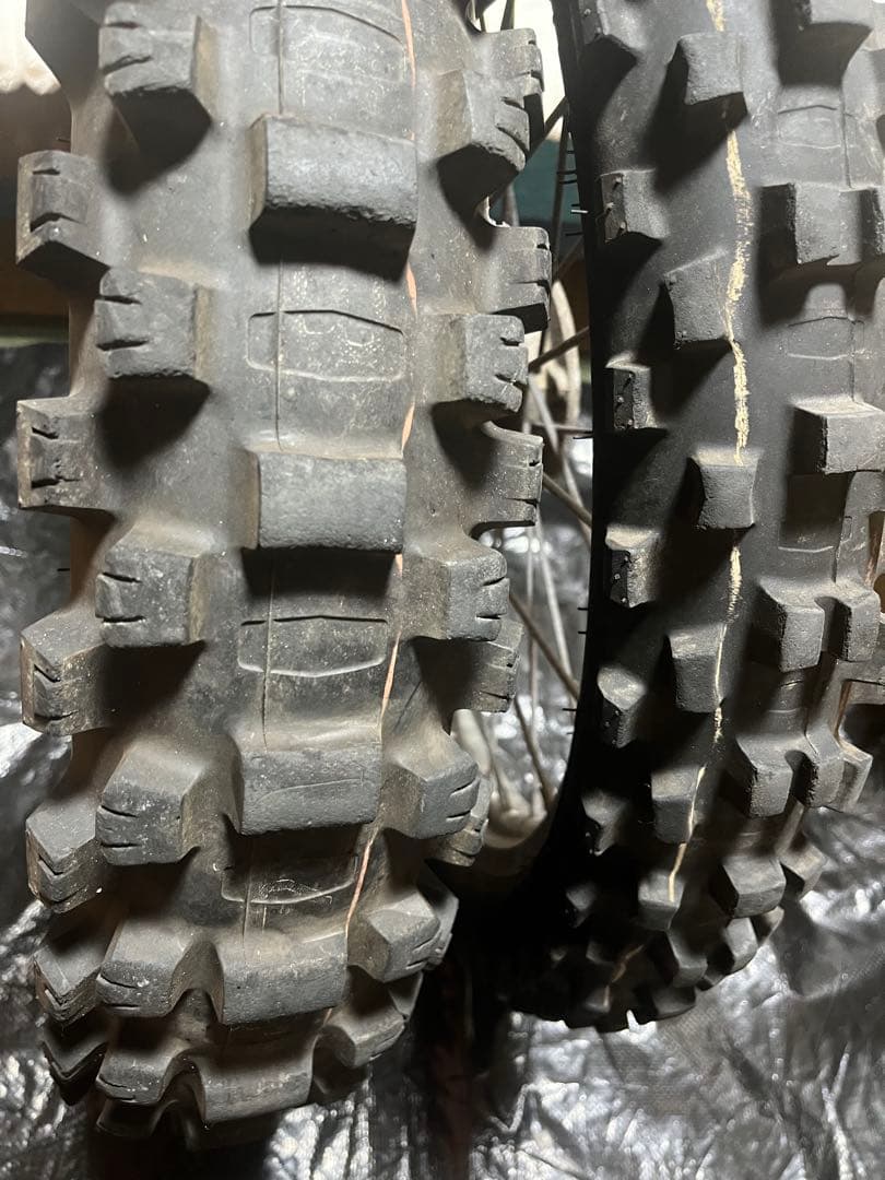 KLX250 ホイール前後セット タイヤ付き！