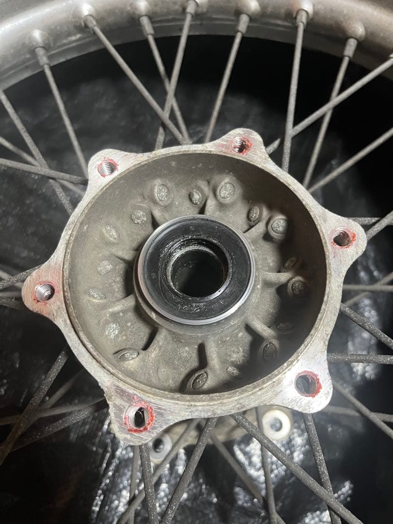 KLX250 ホイール前後セット タイヤ付き！