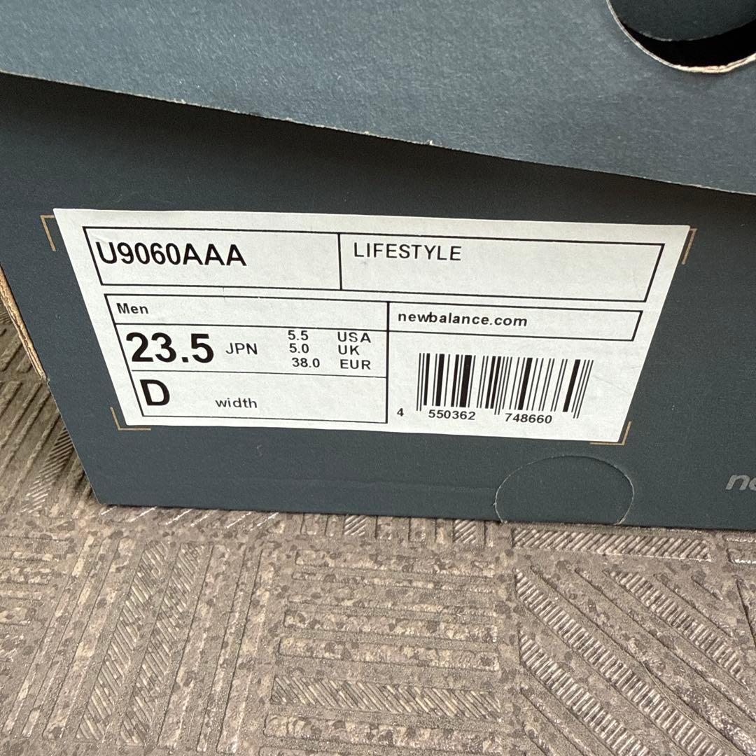 New Balance 9060 ブラック/ホワイト スニーカー