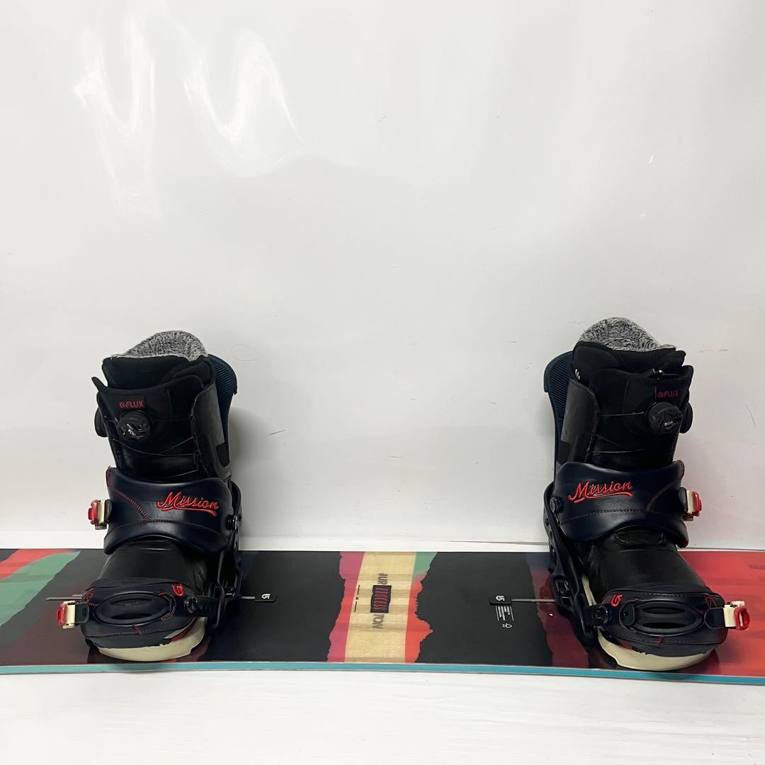 BURTON FLUX スノボセット　バートン　フラックス　スノーボード 美品