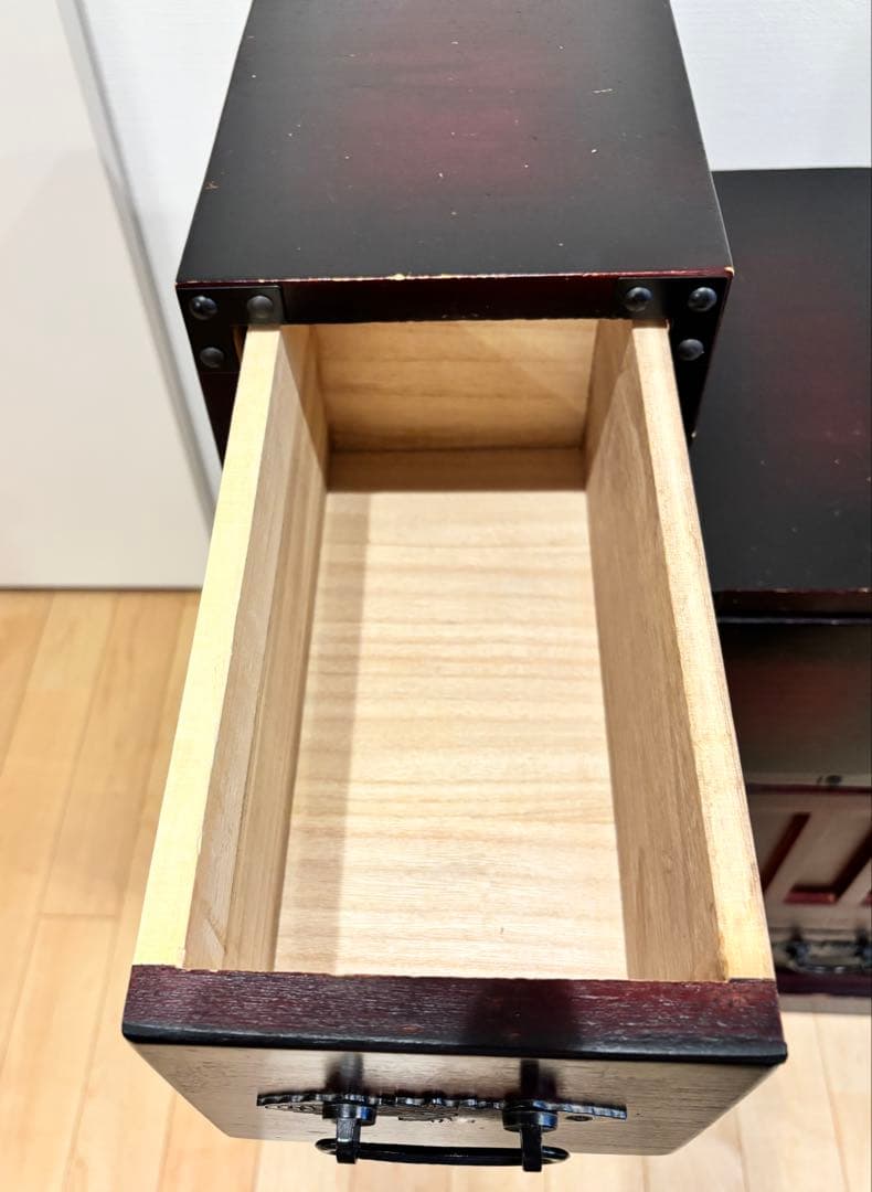 階段箪笥 インテリア 昭和レトロ 和箪笥 民芸調家具 アンティーク　①