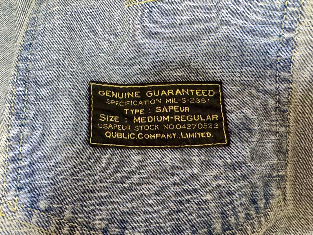 タ*カ様 早い者勝ち‼️SAPEur サプール　デニムジャケット