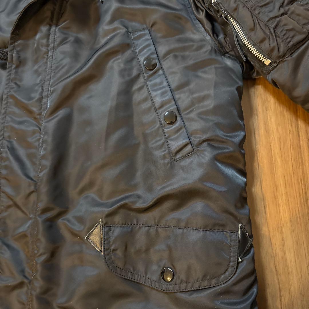 アルファインダストリーズ　N-3B（N）フライトジャケット赤タグリボン付Mサイズ