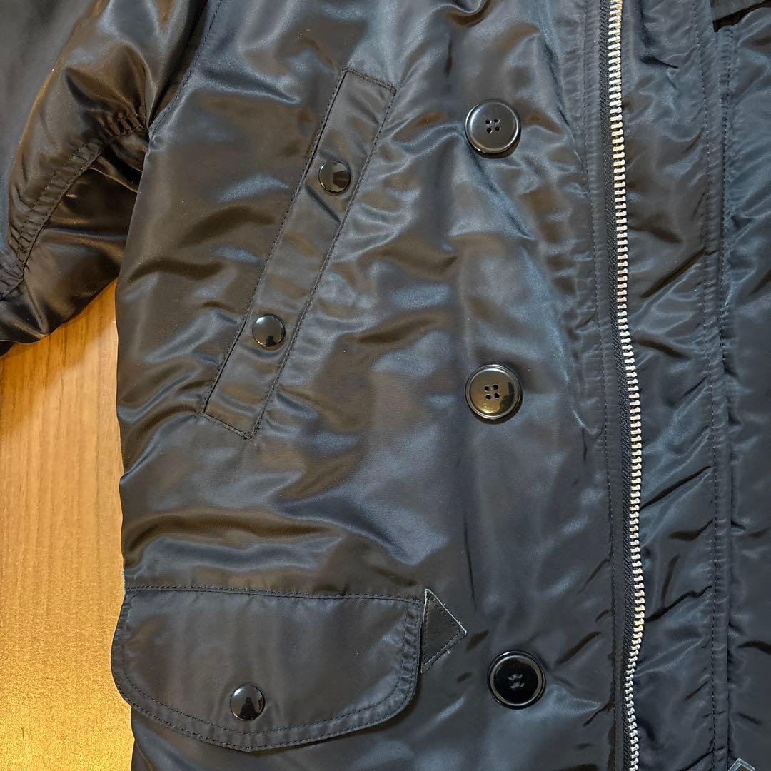 アルファインダストリーズ　N-3B（N）フライトジャケット赤タグリボン付Mサイズ