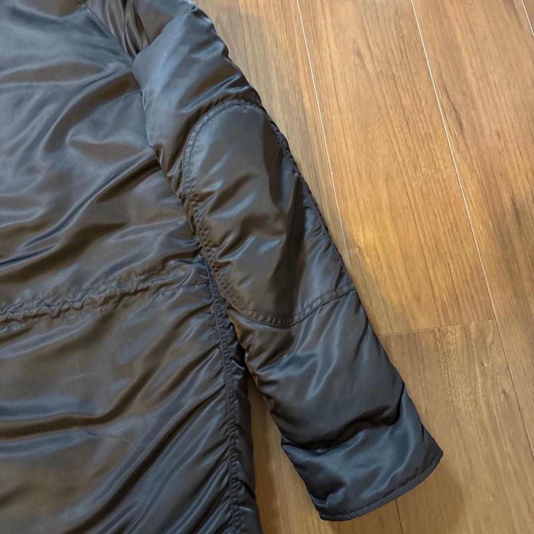 アルファインダストリーズ　N-3B（N）フライトジャケット赤タグリボン付Mサイズ