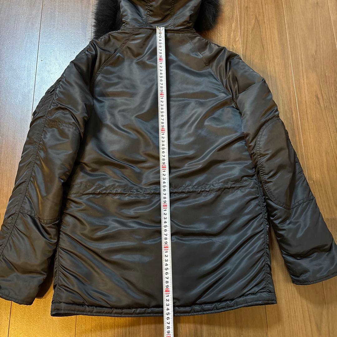 アルファインダストリーズ　N-3B（N）フライトジャケット赤タグリボン付Mサイズ