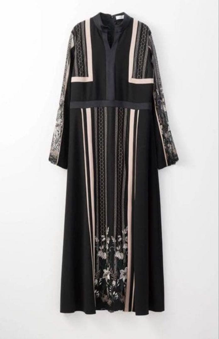 ワンピース MURRAL Framed flower long dress