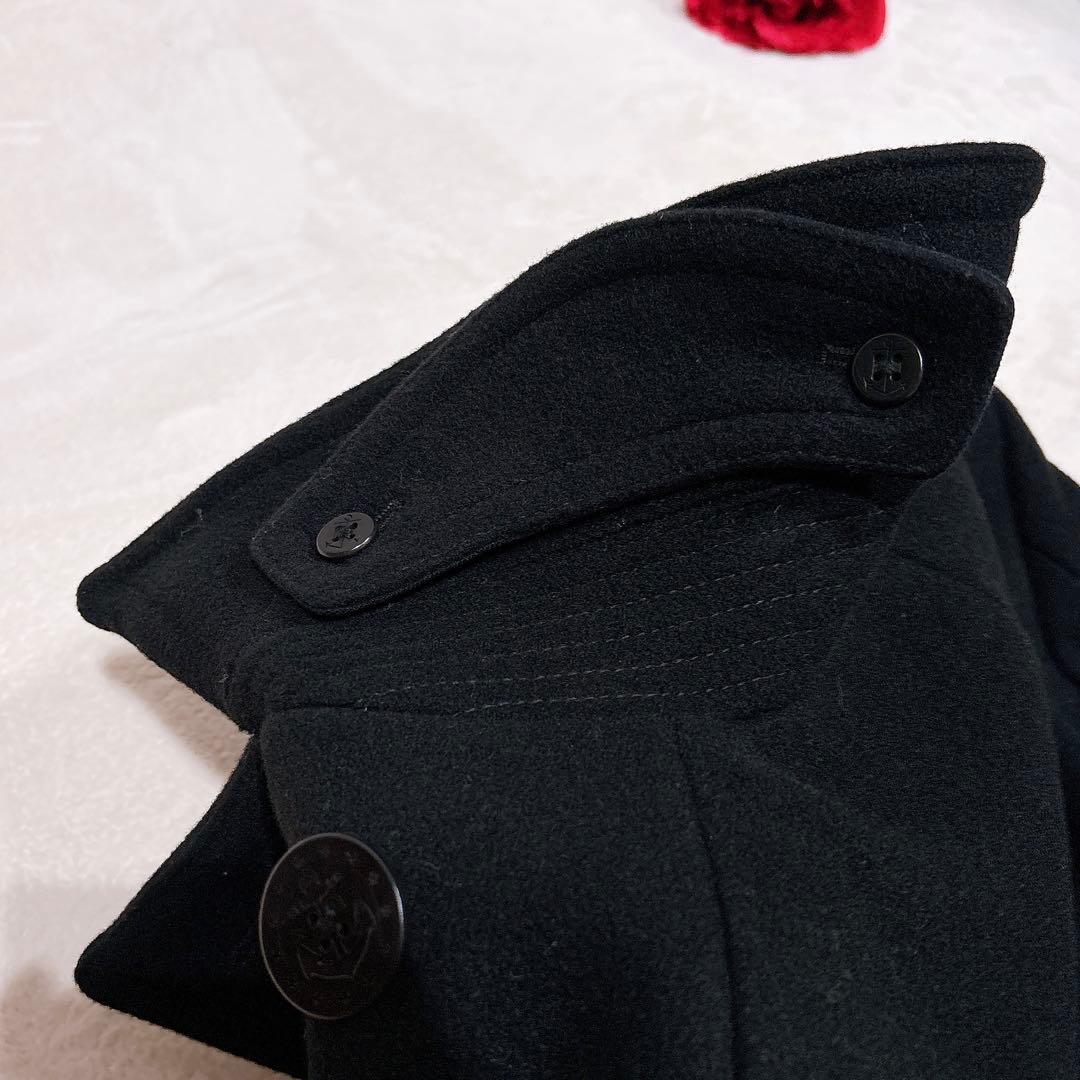 未使用✨　ポロラルフローレン　ピーコート　ウール　ブラック　S