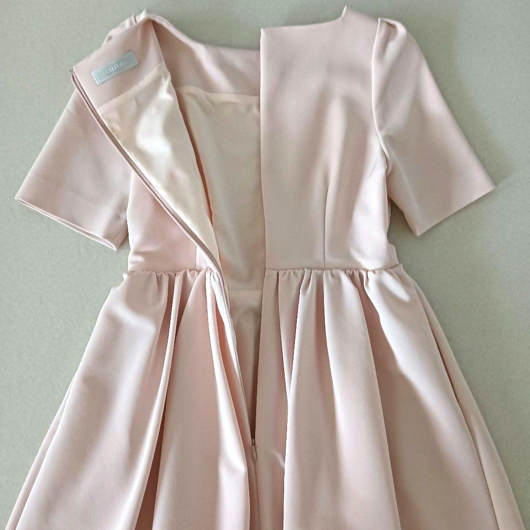 セルフォード フィット&フレアワンピース Aライン フォーマル ピンク