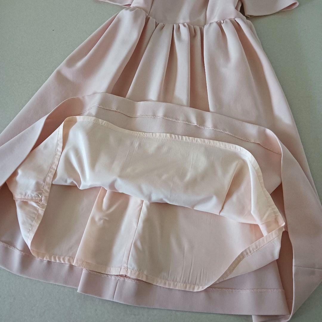 セルフォード フィット&フレアワンピース Aライン フォーマル ピンク